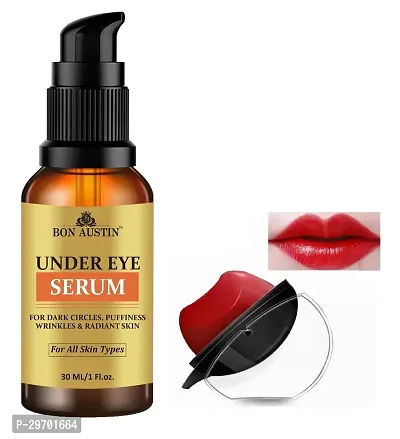 Bon Austin Under Eye Serum And  Apple Shape Red Lipstick Combo