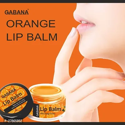 GABANA Orange Extract Lip Balm For Dry, Cracked  Chapped Lips, Intense Moisturizing for Men  Women, Suitable for All Skin Type (15g) Pack of 2-thumb4