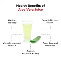 Nutrocopia Aloe Vera Juice Rejuvenates Skin and Hair | Natural Juice for Skin Care | Pack Of 1 Bottle Of 400ml-thumb4