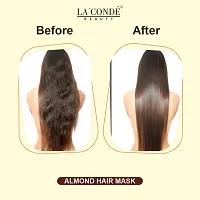 LaConde Almond Protein Hair Mask Restore Softness  Natural Luster (200g) Pack of 2-thumb4