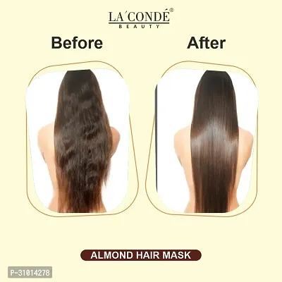 LaConde Almond Protein Hair Mask Restore Softness  Natural Luster (200g) Pack of 2-thumb5