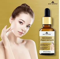 Bon Austin Niacinamide Brightening Serum, Pink Lip Serum, Eyebrow and Eyelash Growth Oil  Hair Growth Ginger Serum - Combo of 4 Items (Each, 30ML)-thumb1