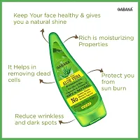 Gabana Multipurpose Aloe Vera Beauty Gel for Skin Nourishment  130ML Pack Of 2-thumb2