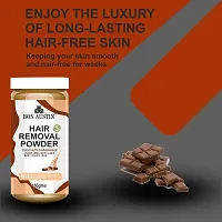 Chocolate Fragrance Hair Removal Powder - (Three in one Use), 150g - Pack of 2-thumb1