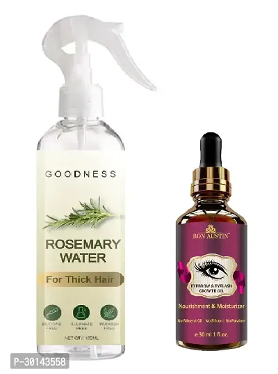 Rosemary Water For Hair Growth And Eyelash Growth Oil 30ML - Combo Of 2-thumb0