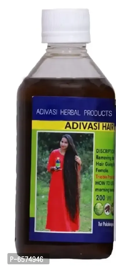Donnara Organics Adivasi Herbal Hair Oil Herbal Pure Adivasi Hair Growth Hair Fall Control Oil 60 Ml Hair Care Hair Oil-thumb1