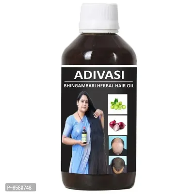 Donnara Organics Adivasi Bhingambari Herbal Hair Oil Strengthening and Volumised Hair (60 ML)-thumb0