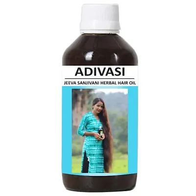 Donnara Organics Adivasi Jeeva Sanjivani Herbal Hair Oil Strengthening and Volumised Hair (125 ML)