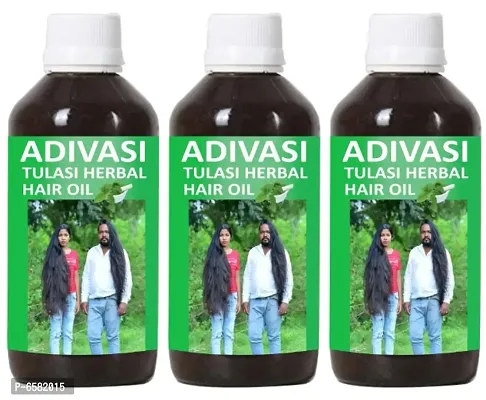 Adivasi Kasturi Herbal Hair Oil For Faster Hair Growth Pack of 3 of (250 ML)