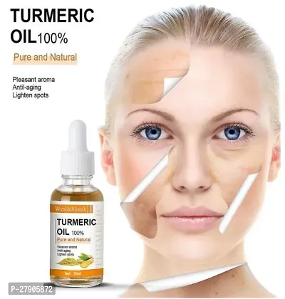 Turmeric Essential Oil Organic Face Oil Natural  Pure Turmeric Oil For Moisturizing Tightening Brightening Reducing Fine Lines (30ml) Pack of 1-thumb2