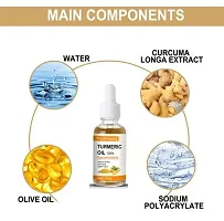 Turmeric Essential Oil Organic Face Oil Natural  Pure Turmeric Oil For Moisturizing Tightening Brightening Reducing Fine Lines - Pack of 1 Bottle of 30ml-thumb3