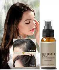 Unisex Natural Ginger Hair Spray, Hair Growth Serum, Hair Growth Treatment, Anti Hair Loss, Thinning, Balding, Repairs Hair Pack of 1 Bottle of 30ML-thumb1