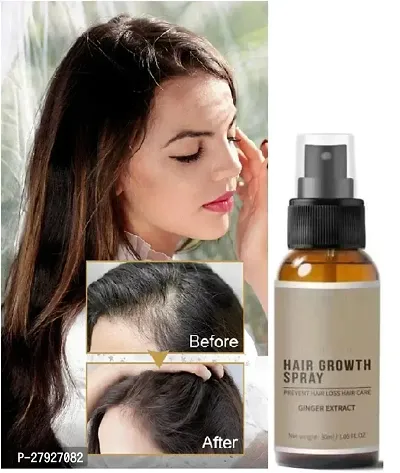 Ginger Hair Spray, Hair Growth Serum, Hair Growth Treatment, Anti Hair Loss, Thinning, Balding, Repairs Hair (30ML) Pack of 1