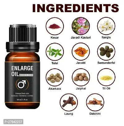 100% Natural Enlarge Massage Oil for Men (30ML) Pack of 1-thumb2