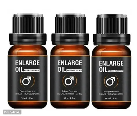 100% Natural Enlarge Massage Oil for Men (30ML) Pack of 3-thumb0