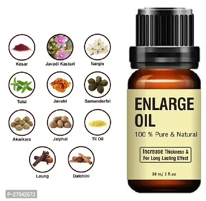 100% Natural Enlarge Massage Oil for Men (30ML) Pack of 1-thumb2