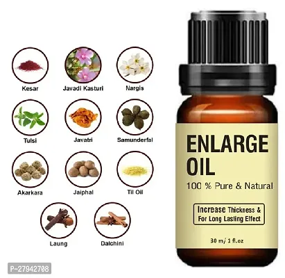 100% Natural Enlarge Massage Oil for Men - Pack of 1 Bottle of 30ml-thumb2