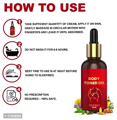 100% Natural Body Toner Oil for Women  Girls (30ml)  Pack of 1-thumb3