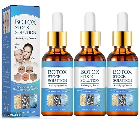 Natural Botox Stock Solution Facial Serum Anti-Aging Collagen Serum 30ml Pack of 3