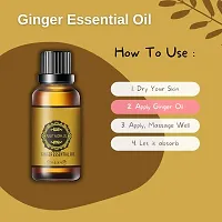 Ginger Oil For Slimming Weight Loss Fat Burner Belly Drainage (30ML)  Turmeric Anti-Oxidation Brightening Face Serum (30ML) - Combo of 2 Items-thumb2