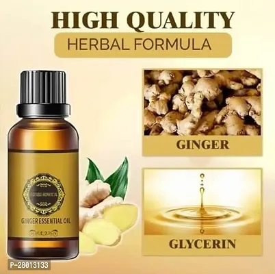 Ginger Oil For Slimming Weight Loss Fat Burner Belly Drainage (2x30ML)  Advance Brest Growth Oil (2x30ML) - Combo of 4-thumb3