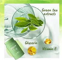 Green Tea Purifying Clay Stick Mask, And Deep Cleansing Oil Control And Anti-Acne Solid And Fine, Exfoliating Mask 40g - Pack of 1-thumb3