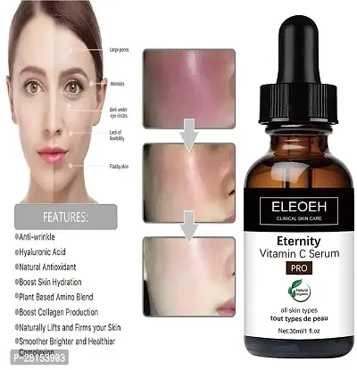 Eternity Vitamin C Serum, Collagen Boosts Anti Aging Serum Vitamin C Serum for Face Dark Spots, Vitamin C Serum for Face (30ML) Pack of 5-thumb3