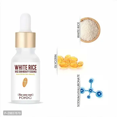 Facial Moisturizer White Rice Skin Nourishing Essence - Strong Anti Wrinkle, Anti Aging, Hydrating Skin Care Serum (30ML) Pack of 2-thumb4