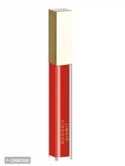 Bridal Velvet Matte Liquid Sindoor | Waterproof Sindur Quick Drying Formula With Long Sponge Tip Applicator (Red) Pack of 1