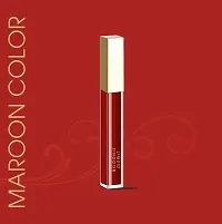 Bridal Velvet Matte Liquid Sindoor | Waterproof Sindur Quick Drying Formula With Long Sponge Tip Applicator (Maroon) Pack of 1-thumb2