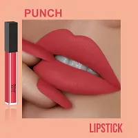 High Definition Smudge Proof Waterproof Long Lasting Matte Liquid Lipstick (Pink Punch) Pack of 1-thumb3