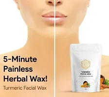 Instant Turmeric Wax Facial - 5 Min Painless Herbal Wax Powder 100gm-thumb3