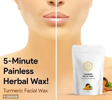 Instant Turmeric Wax Facial - 5 Min Painless Herbal Wax Powder 100gm-thumb4