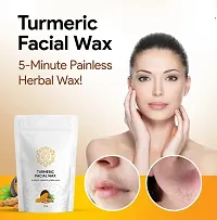 Instant Turmeric Wax Facial - 5 Min Painless Herbal Wax Powder 100gm-thumb4