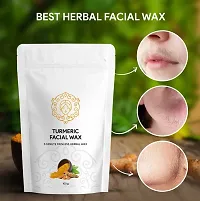 Instant Turmeric Wax Facial - 5 Min Painless Herbal Wax Powder 100gm-thumb2