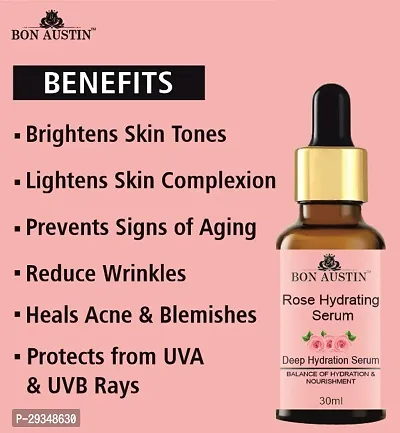 Bon Austin Rose Hydrating Face Serum Pack of 1-thumb0