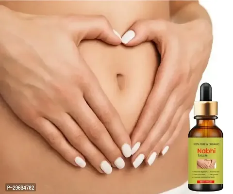 Nabhi Oil Belly Button Oil for Sensational Skin Blend of Almond, Olive, and Lemon Essential Oil Supports Healthy Skin 30ml Pack Of 1-thumb0