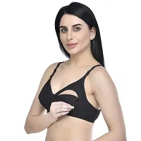 MMV Women's Cotton Rich Non-Padded Wirefree T-Shirt Bra - Pack of 2-thumb2