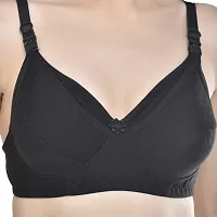 MMV Women's Cotton Rich Non-Padded Wirefree T-Shirt Bra - Pack of 2-thumb4