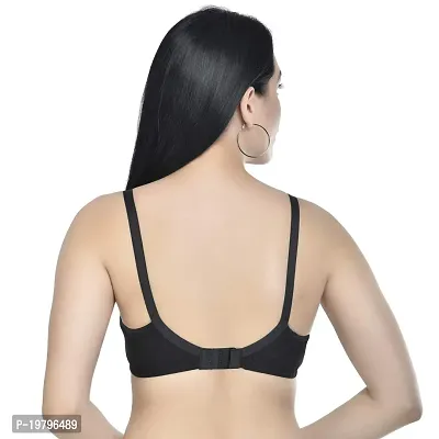 MMV Women's Cotton Rich Non-Padded Wirefree T-Shirt Bra - Pack of 2-thumb4