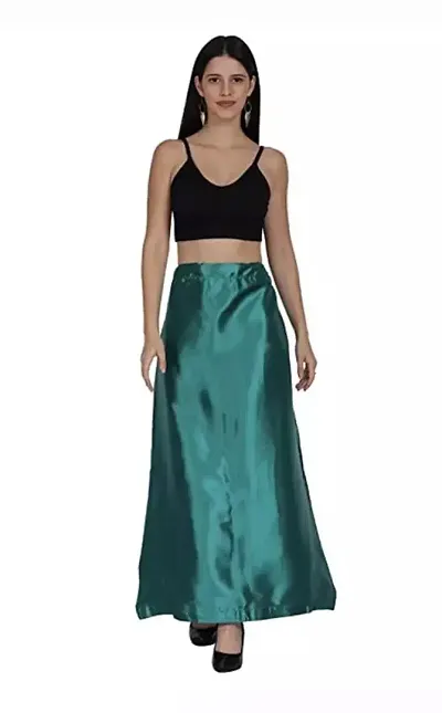 Reliable Satin Solid Semi-Stitched Patticoats For Women