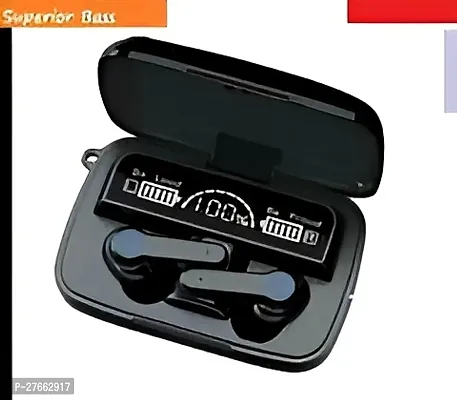 M19 TWS Bluetooth 5.0 Wireless Earbuds Touch Waterproof IP7X LED Digital Display Bluetooth Headset (Black, True Wireless)