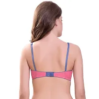 Fancy Multicoloured Cotton Blend Non Padded Bras For Women Pack Of 3-thumb1