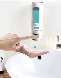 Liquid Hand Wash Soap Dispenser for Bathroom Wall Mounted Plastic ABS (Set of 1) 400 ml Liquid, C-thumb2