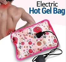 Premium Electric Hot Water Bag for Pain Relief Back and Body pain Menstrual cramps Heating pouch and Heat pad Hot water bottle pouch Quick Charging (Multicolor)-thumb1