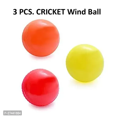 LAVENIR SPORTS Best Quality 3pcs. CRICKET WIND BALLS -    BEST CRICKET BALL for GULLY CRICKET-thumb0