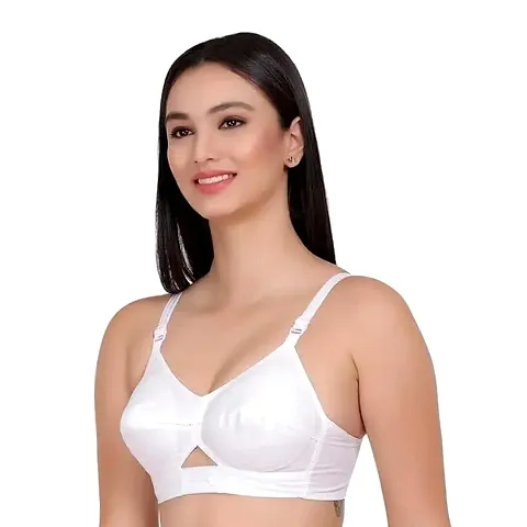 White Cotton Bra