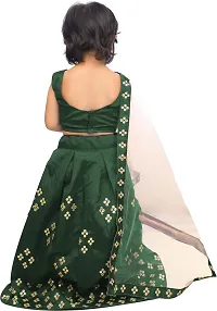 VANSH CREATION Latest Lehenga Choli for Baby Girls 2-5Year With Stitched (3-4 Years, Green)-thumb1