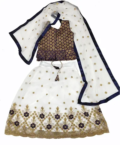 kids girls lehenga choli duptta set