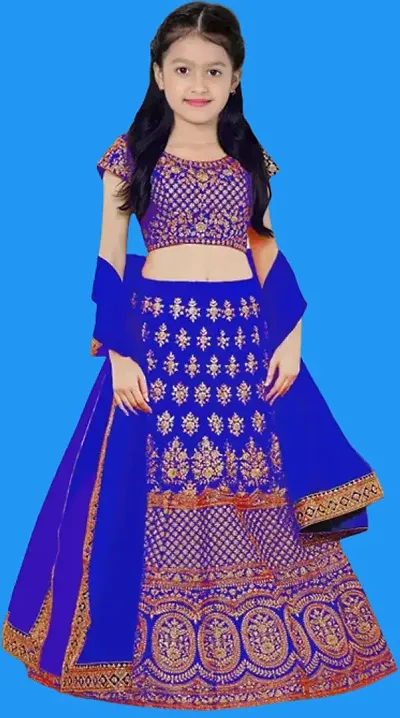 AVANI FEB KIDS SEMI STITCHED LEHENGA CHOLI